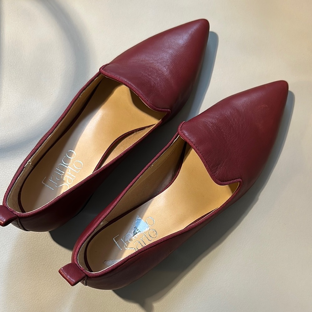 Franco Sarto Women's Burgundy Flats